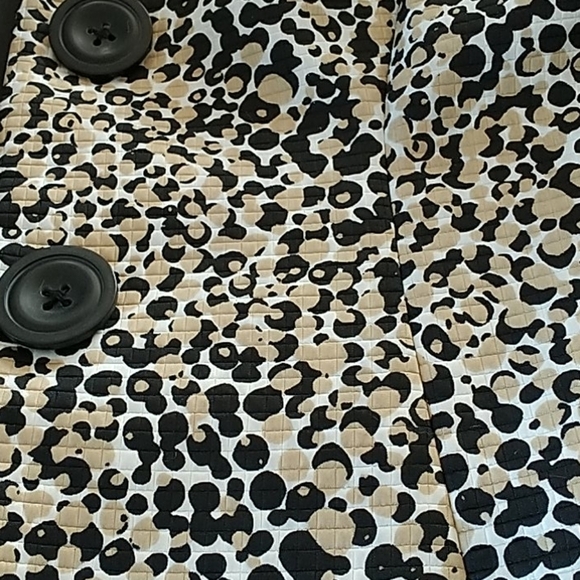 Liz Claiborne printed Blazer Jacket Sz 8 - Picture 9 of 10